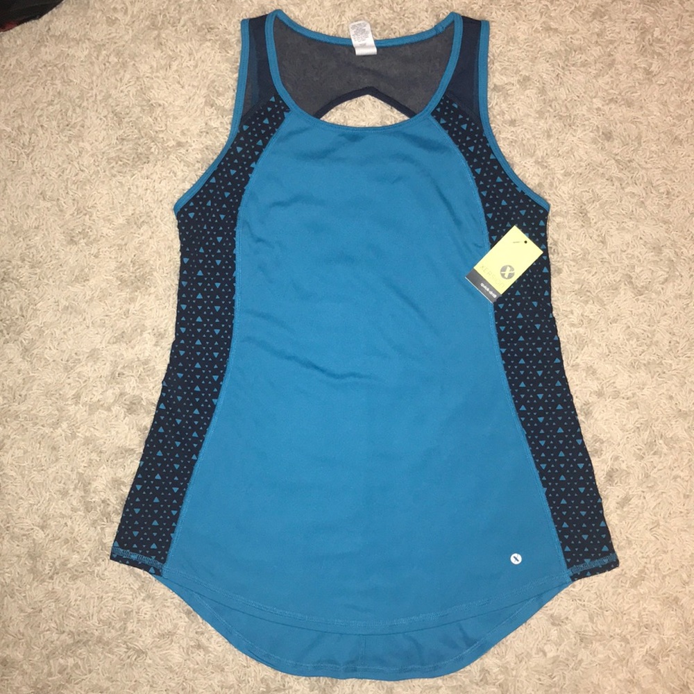 Mesh Open Back Workout Tank Size Small (Xersion)